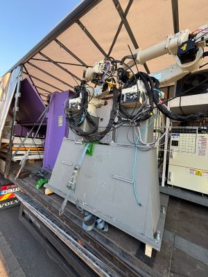 Industrial Robotic Equipment Secured in Transport for Manufacturing Solutions